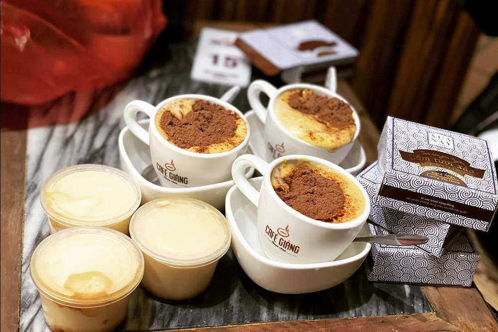 Vietnamesischer Eierkaffee