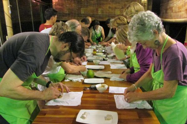 Kochkurs im Dorf Thuy Bieu