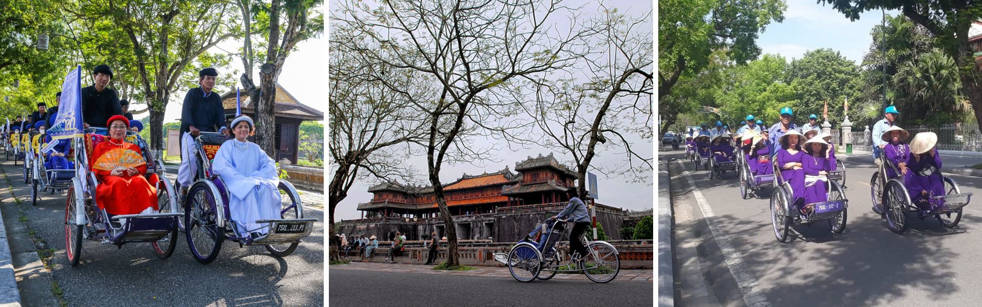 Fahrradrikscha, interesante Sightseeing-Erfahrungen in Hue