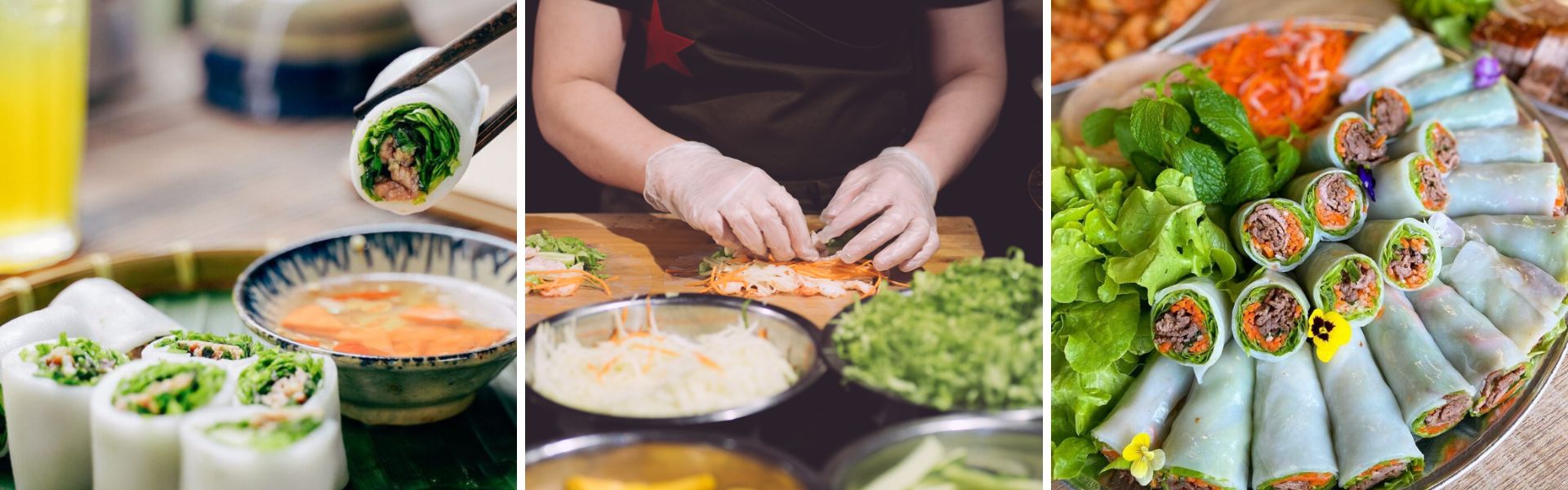 Pho Cuon - Vietnamesische Frühlingsrollen Rezept mit Reisnudeln