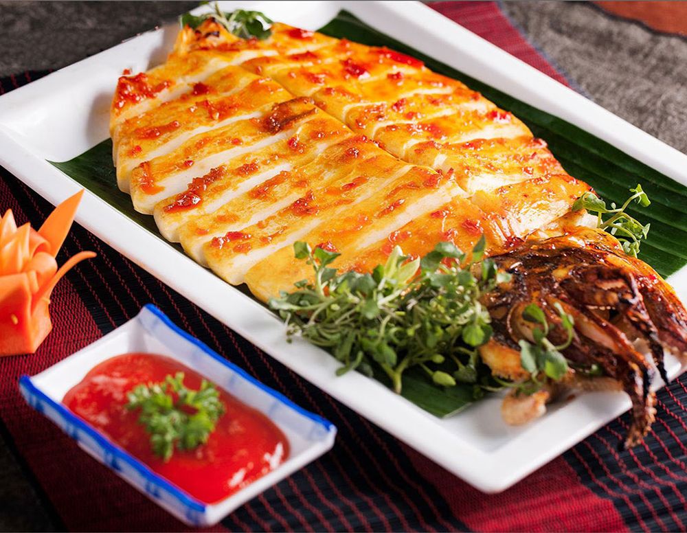 Sonnentrockener Tintenfisch aus Mui Ne