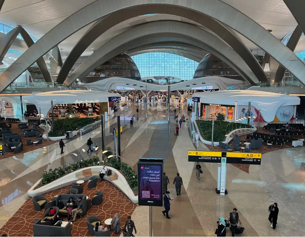 Zayed International Airport in Abu Dhabi