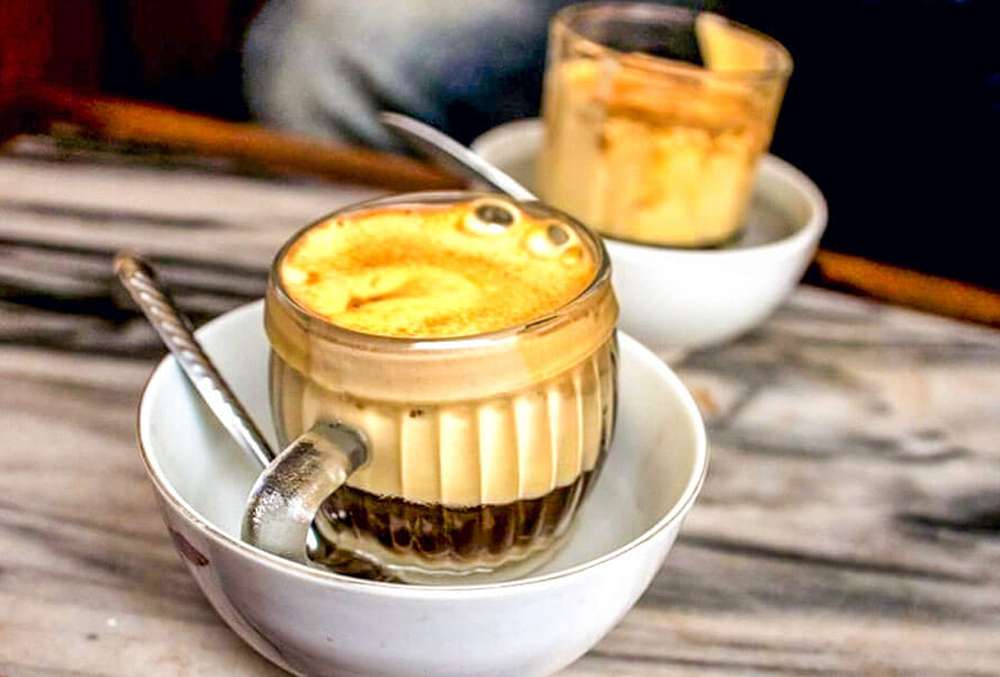 vietnamesischer Eierkaffee