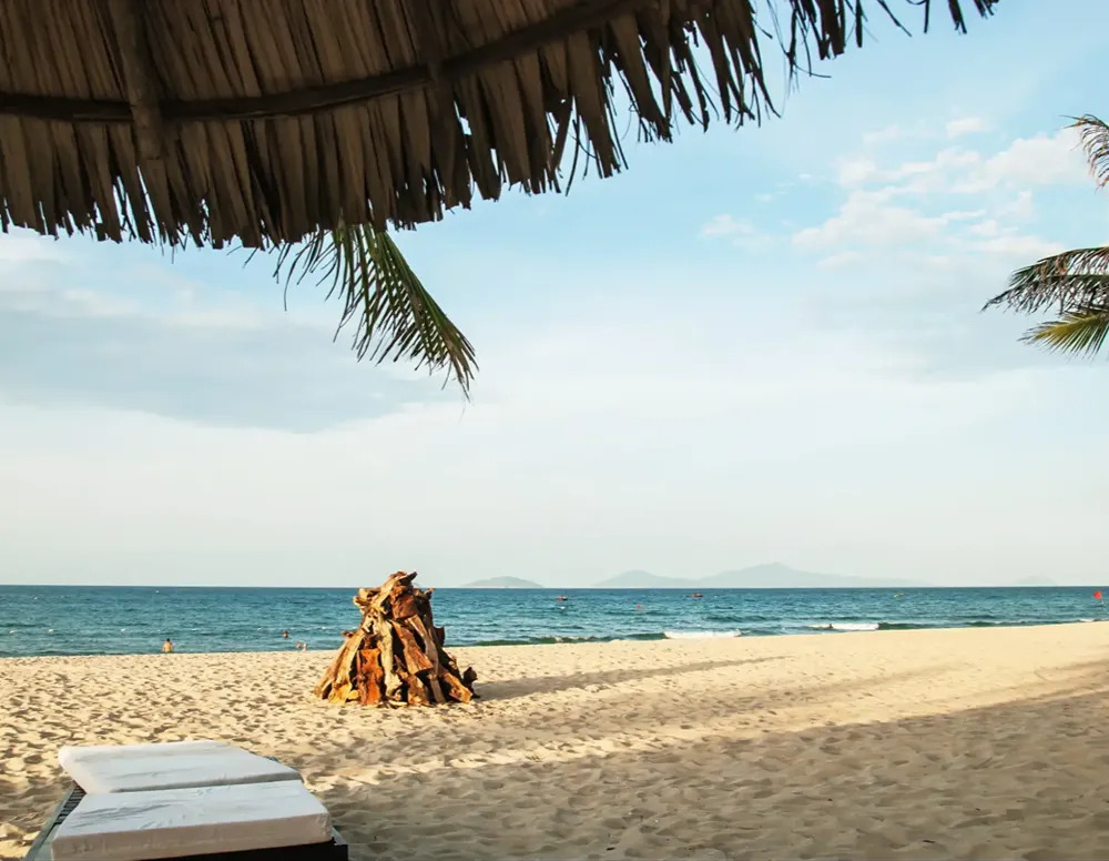 Ha-My-Strand mit langem Sandstrand und ruhiger Atmosphäre bei Hoi An
