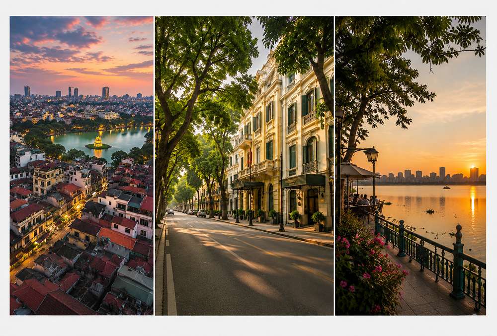 Panorama von Hanoi