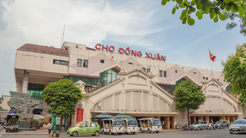 Dong Xuan Markt - Hanoi