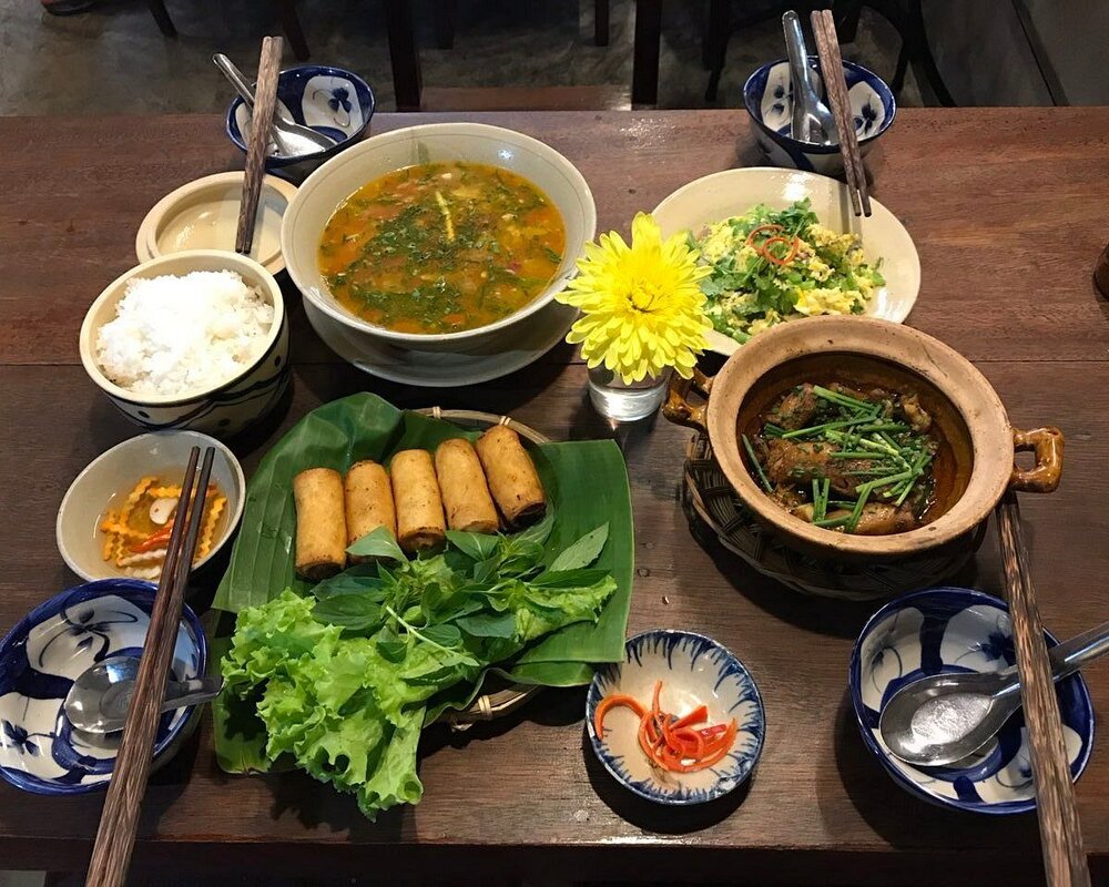 Vietnamesische Hausmannskost im Nhà Tú in Ho-Chi-Minh-Stadt