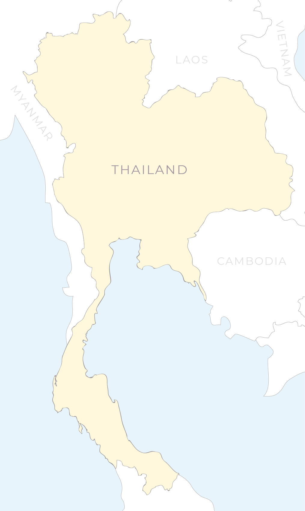 map thailand