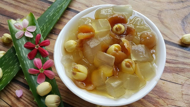 Lotus Samen süße Suppe, Hue Gerichte