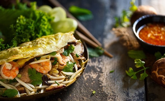 Vietnamesischer Krepp, Hue Gerichte