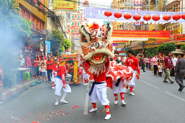Chinesisches Neujahr Festivals in Thailand