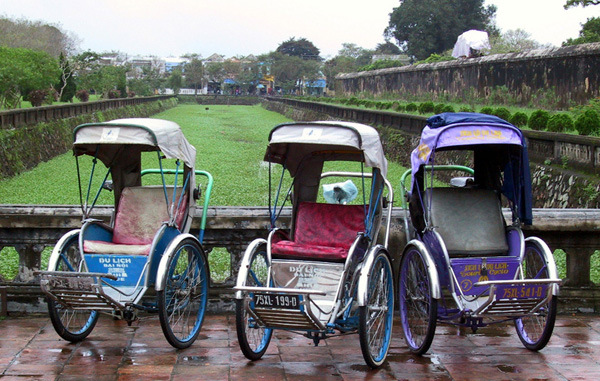 Fahrradrikscha in Hue