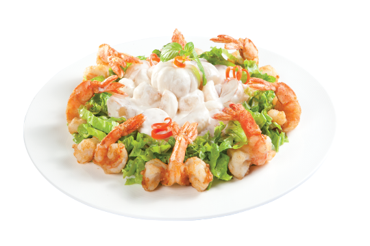 Mangostand Salat Früchte Vietnam