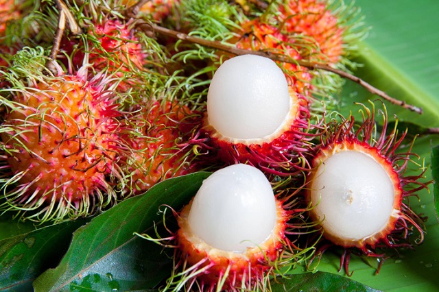 Rambutan, Früchte Vietnam