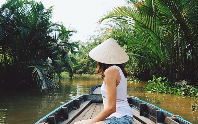 Ausflug in dem Mekong Delta